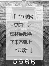 “互联网+果园”让桂林灌阳李子果香飘上“云端”