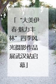 “大美伊春·魅力丰林”四季风光摄影作品展武汉站启幕