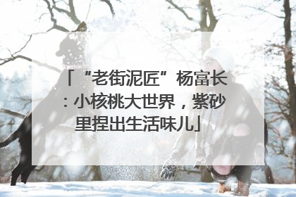 “老街泥匠”杨富长：小核桃大世界，紫砂里捏出生活味儿