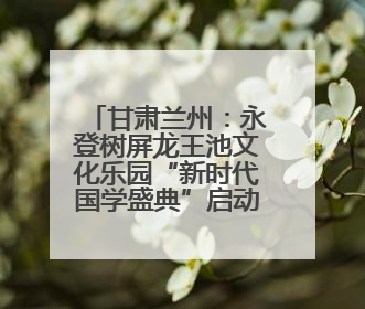 甘肃兰州：永登树屏龙王池文化乐园“新时代国学盛典”启动仪式暨系列活动发布会成功举办
