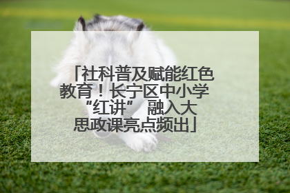 社科普及赋能红色教育！长宁区中小学 “红讲” 融入大思政课亮点频出