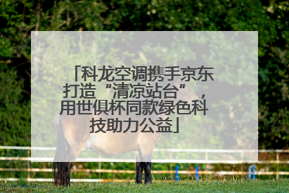 科龙空调携手京东打造“清凉站台”，用世俱杯同款绿色科技助力公益