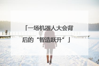 一场机器人大会背后的“智造跃升”