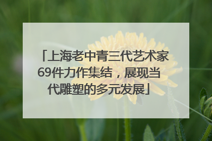 上海老中青三代艺术家69件力作集结，展现当代雕塑的多元发展