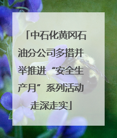 中石化黄冈石油分公司多措并举推进“安全生产月”系列活动走深走实