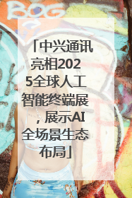 中兴通讯亮相2025全球人工智能终端展，展示AI全场景生态布局
