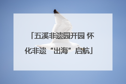 五溪非遗园开园 怀化非遗“出海”启航