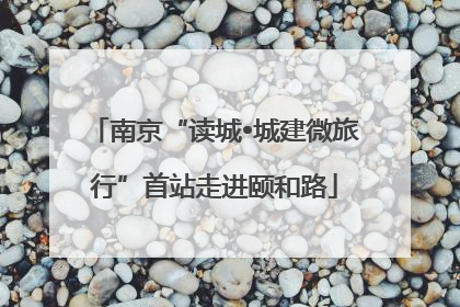 南京“读城•城建微旅行”首站走进颐和路