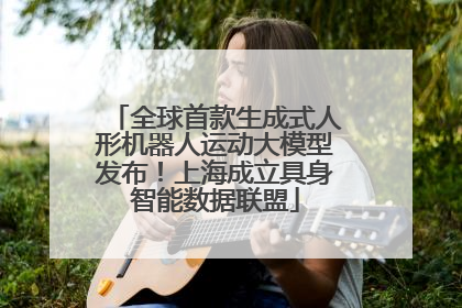 全球首款生成式人形机器人运动大模型发布！上海成立具身智能数据联盟