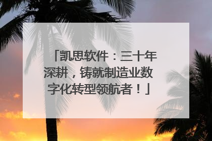 凯思软件：三十年深耕，铸就制造业数字化转型领航者！
