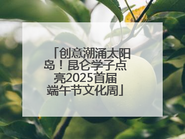创意潮涌太阳岛！昆仑学子点亮2025首届端午节文化周