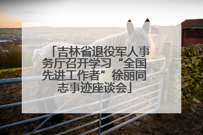 吉林省退役军人事务厅召开学习“全国先进工作者”徐丽同志事迹座谈会