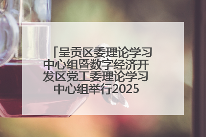 呈贡区委理论学习中心组暨数字经济开发区党工委理论学习中心组举行2025年第七次学习会议