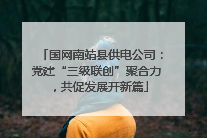 国网南靖县供电公司：党建“三级联创”聚合力，共促发展开新篇