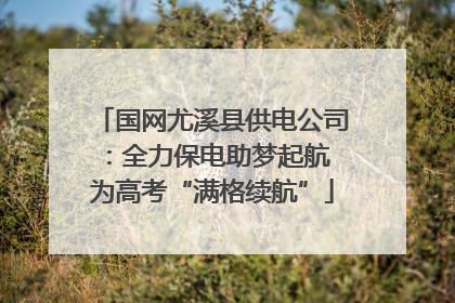 国网尤溪县供电公司：全力保电助梦起航 为高考“满格续航”