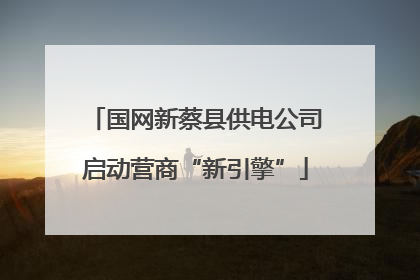 国网新蔡县供电公司启动营商“新引擎”