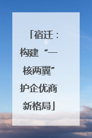 宿迁：构建“一核两翼”护企优商新格局