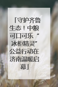 守护齐鲁生态！中粮可口可乐“冰柜精灵”公益行动在济南温暖启幕
