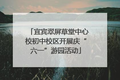 宜宾翠屏草堂中心校初中校区开展庆“六一”游园活动