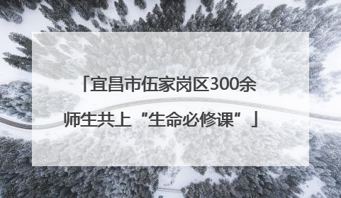 宜昌市伍家岗区300余师生共上“生命必修课”