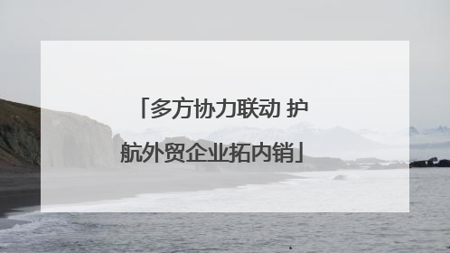 多方协力联动 护航外贸企业拓内销