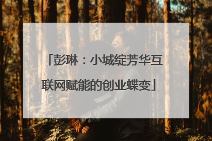 彭琳：小城绽芳华互联网赋能的创业蝶变