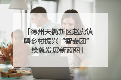 德州天衢新区赵虎镇聘乡村振兴“智囊团” 绘就发展新蓝图
