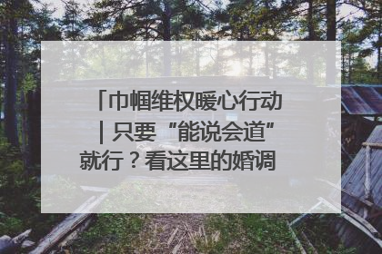 巾帼维权暖心行动｜只要“能说会道”就行？看这里的婚调员如何各显神通→
