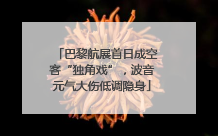 巴黎航展首日成空客“独角戏”，波音元气大伤低调隐身