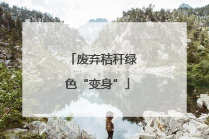 废弃秸秆绿色“变身”