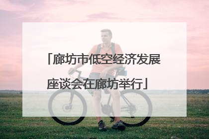 廊坊市低空经济发展座谈会在廊坊举行