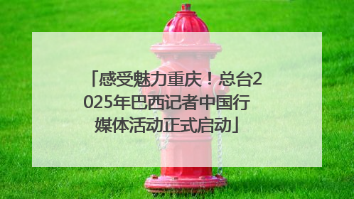 感受魅力重庆！总台2025年巴西记者中国行媒体活动正式启动