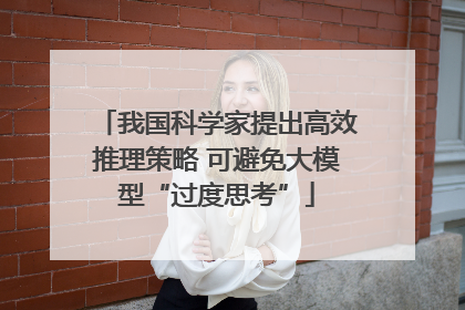 我国科学家提出高效推理策略 可避免大模型“过度思考”