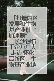 打造园区发展和生物基产业链“加速器”——长沙银行千企万户大走访·怀化高新区、生物基产业链专场活动举行