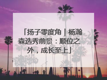 扬子零度角｜杨瀚森选秀前景：顺位之外，成长至上
