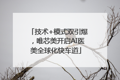技术+模式双引爆，唯芯美开启AI医美全球化快车道