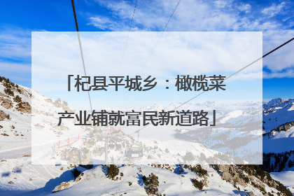 杞县平城乡：橄榄菜产业铺就富民新道路