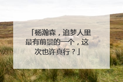 杨瀚森，追梦人里最有前景的一个，这次也许真行？