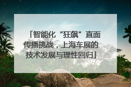 智能化“狂飙”直面传播挑战，上海车展的技术发展与理性回归