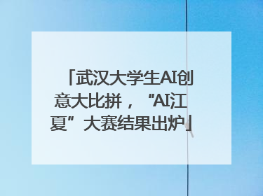 武汉大学生AI创意大比拼，“AI江夏”大赛结果出炉