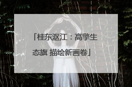 桂东沤江：高擎生态旗 描绘新画卷