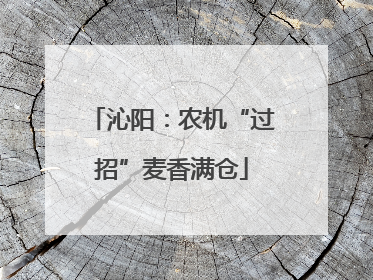 沁阳：农机“过招”麦香满仓
