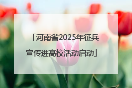 河南省2025年征兵宣传进高校活动启动