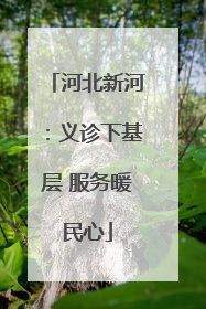 河北新河：义诊下基层 服务暖民心