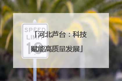 河北芦台：科技赋能高质量发展