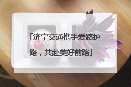 济宁交通携手爱路护路，共赴美好前路