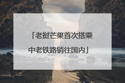 老挝芒果首次搭乘中老铁路销往国内