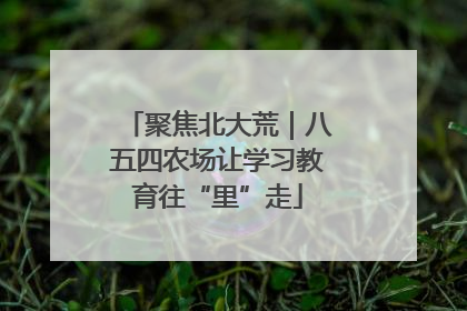 聚焦北大荒｜八五四农场让学习教育往“里”走