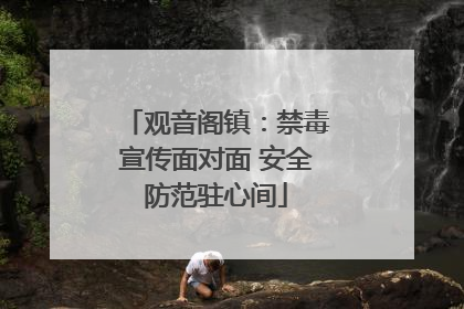 观音阁镇：禁毒宣传面对面 安全防范驻心间