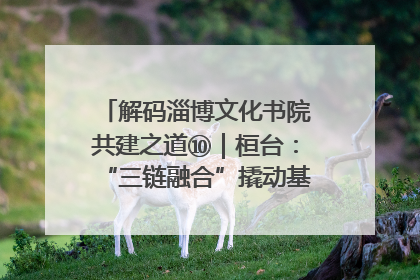 解码淄博文化书院共建之道⑩｜桓台：“三链融合”撬动基层文化共治新动能